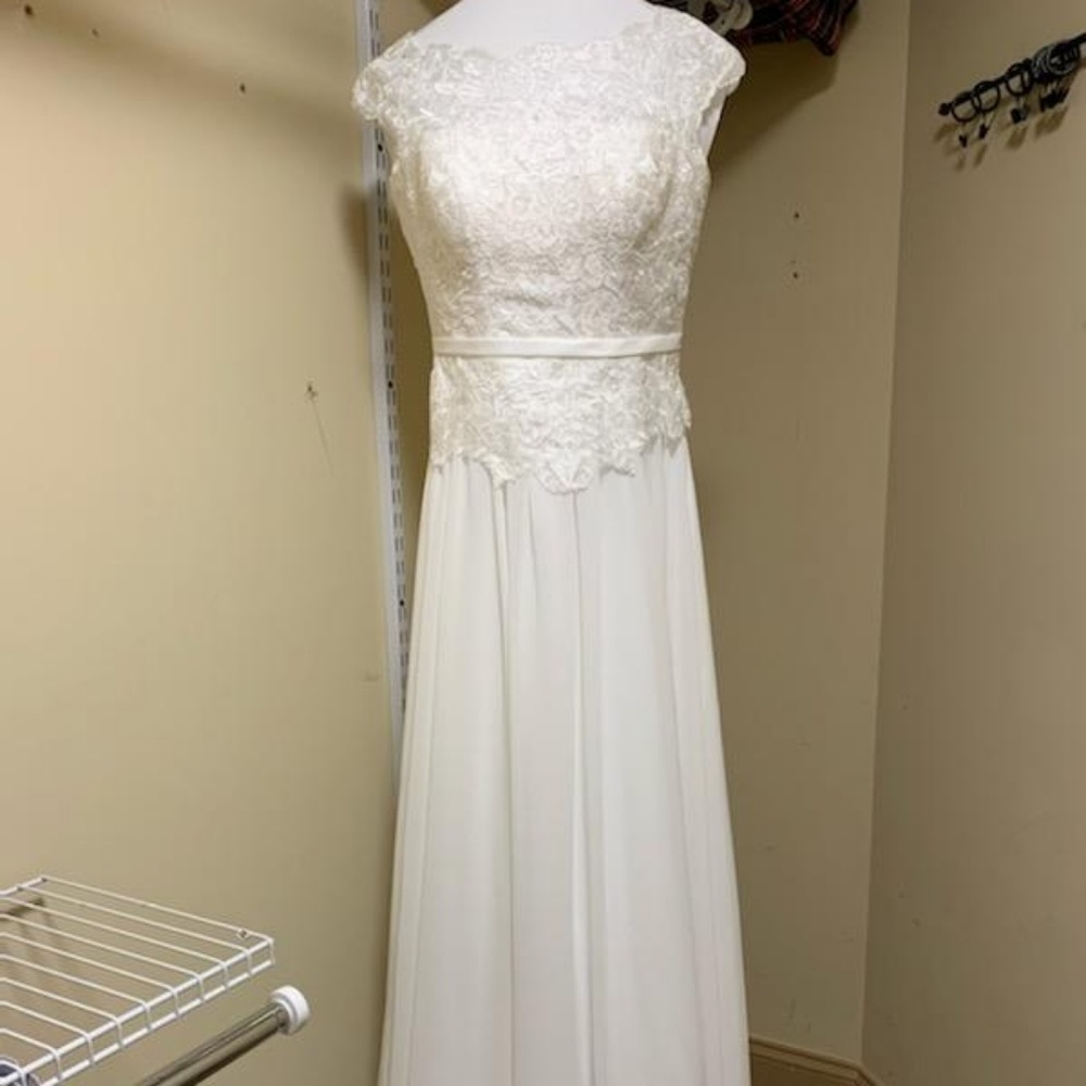 Off white wedding dress
